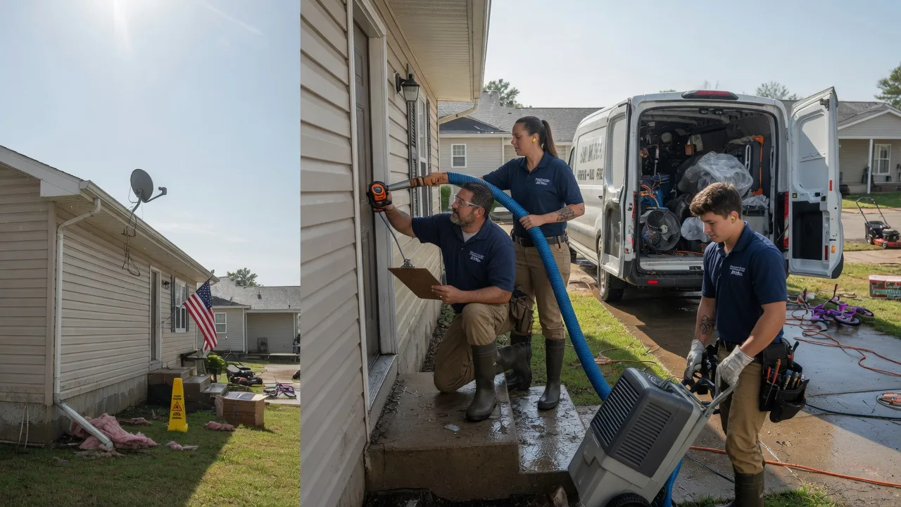 Ceiling Water Damage Restoration in Barron, WI near me